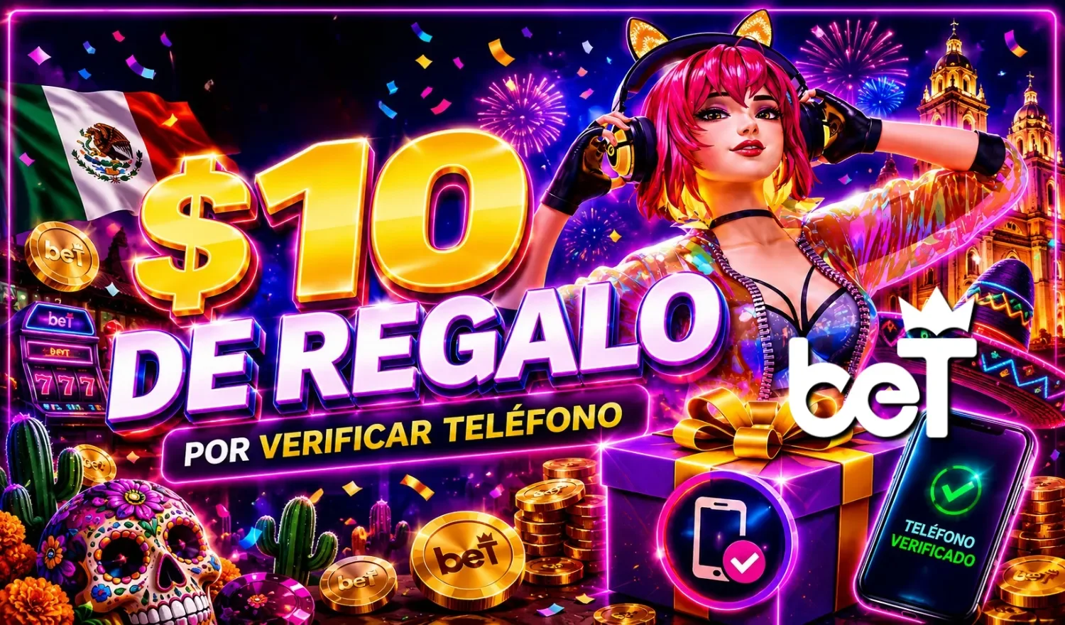 10MXN Bono por verificar teléfono