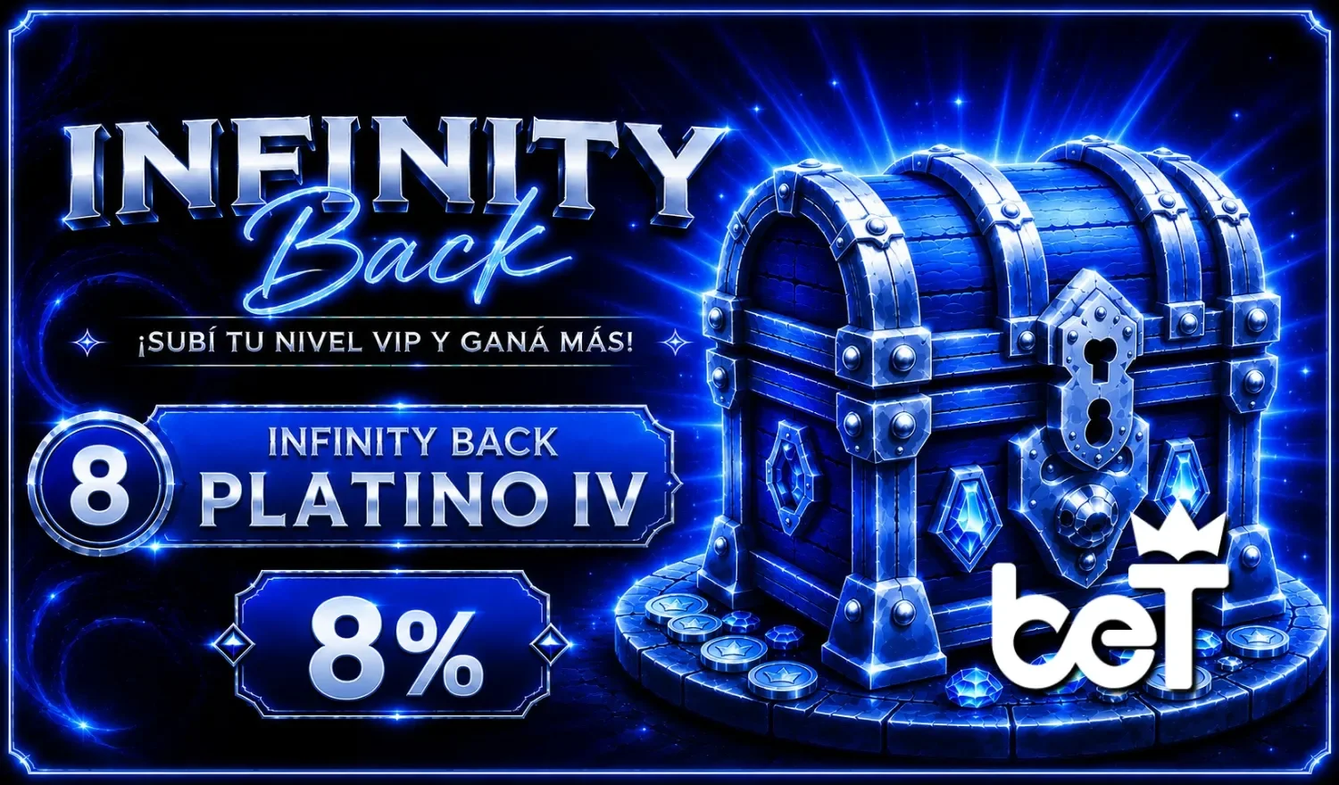 VIP Infinity Back 8% Platino IV