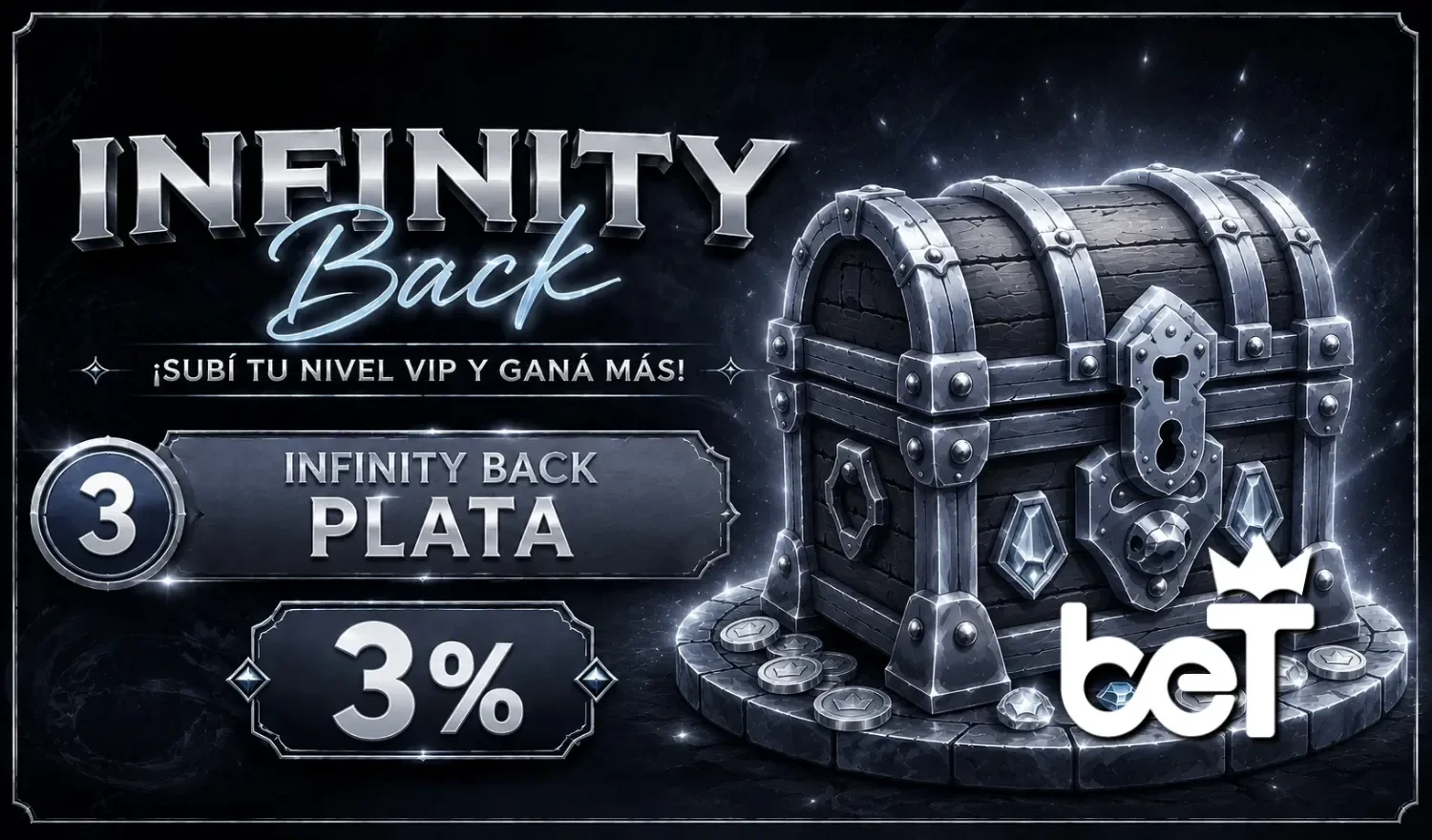 VIP Infinity Back 3% Plata