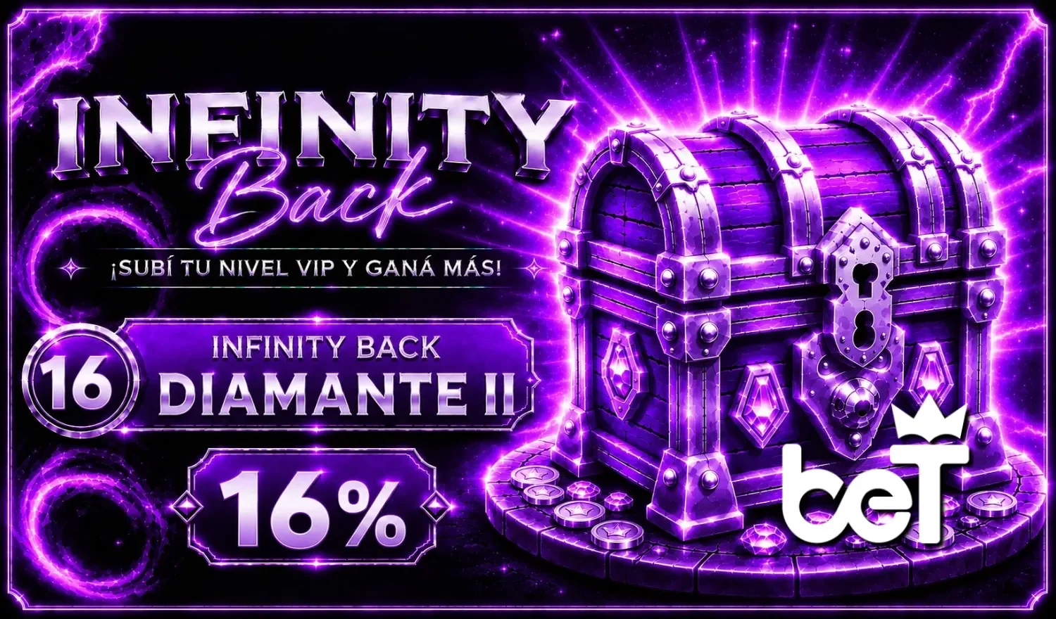 VIP Infinity Back 16% Diamante II