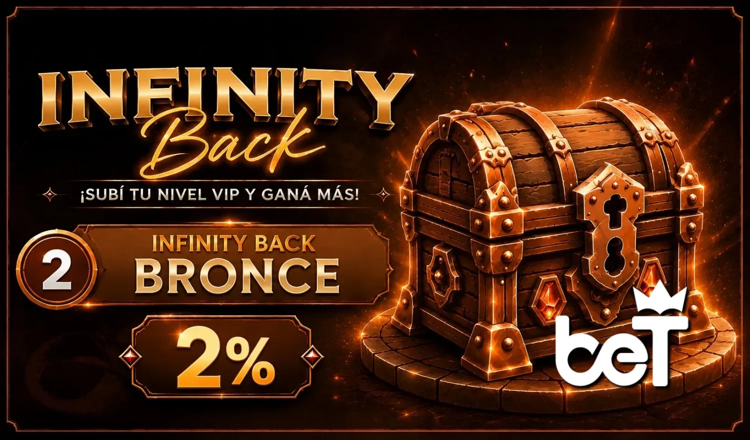 VIP Infinity Back 2% Bronce